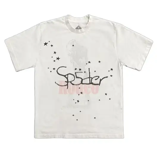 Travis Scott Cactus Jack x Sp5der T-Shirt White Travis Scott Cactus Jack x Sp5der T-Shirt White