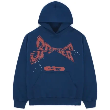Sp5der Adult Sweatshirt Navy Hoodie