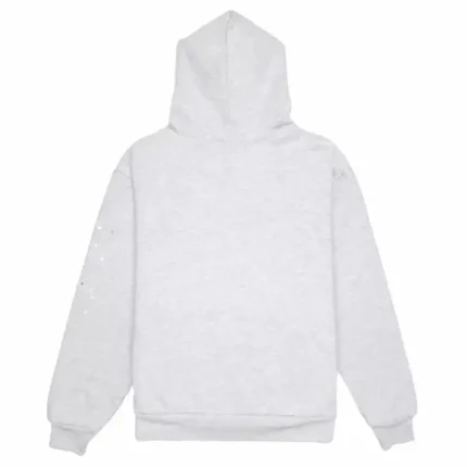 Sp5der Arach NY Phobia Hoodie Ash Grey Back in