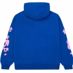 Sp5der Beluga Hoodie Blue Back in