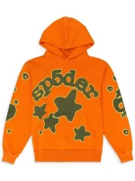 Sp5der Beluga Hoodie Carrot Orange
