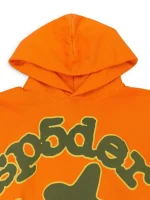 Sp5der Beluga Hoodie Carrot Orange Zoom in