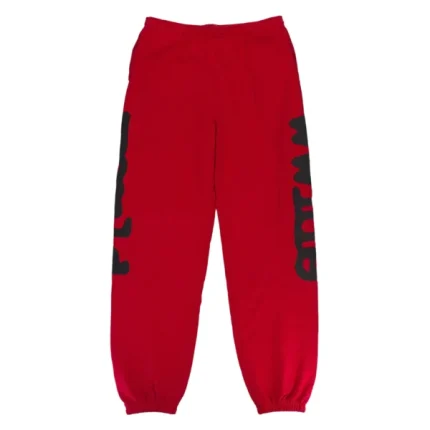 Sp5der Beluga Track Pants Red