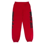 Sp5der Beluga Track Pants Red Back in