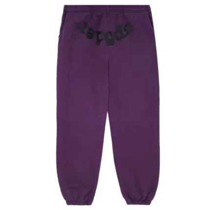 Sp5der Classic Sweatpants Grape Back