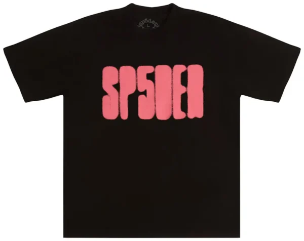 Sp5der Focused Logo Tee Black Sp5der Focused Logo Tee Black