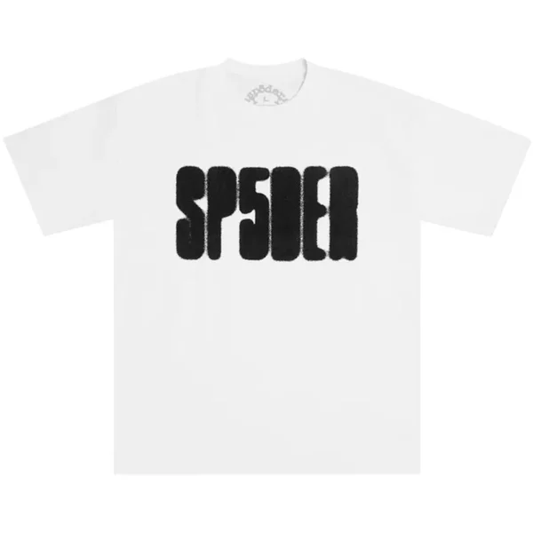 Sp5der Focused Logo Tee White Sp5der Focused Logo Tee White