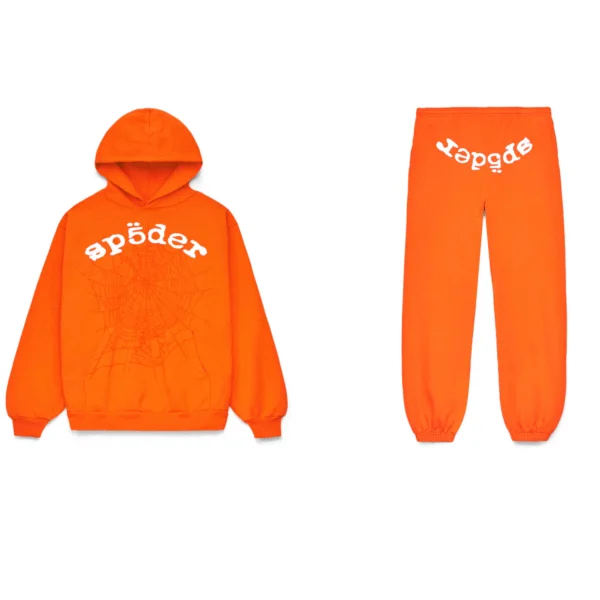 Sp5der LEGACY Tracksuit Orange Sp5der LEGACY Tracksuit Orange