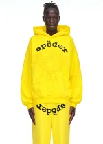 Sp5der LEGACY Tracksuit Yellow Style
