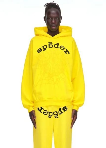 Sp5der LEGACY Tracksuit Yellow Style