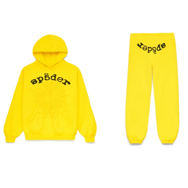 Sp5der LEGACY Tracksuit Yellow Sp5der LEGACY Tracksuit Yellow