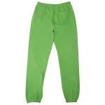Sp5der Logo Print Sweatpants Green Back in