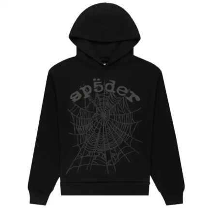 Sp5der OG Web V2 Phantom Black Hoodie