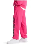 Sp5der PINK V2 Sweatpant Pink Side Pose