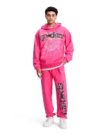 Sp5der PINK V2 Sweatpant Pink n Style