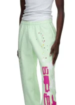 Sp5der SP5 Mint Sweatpants Mint Front Pose