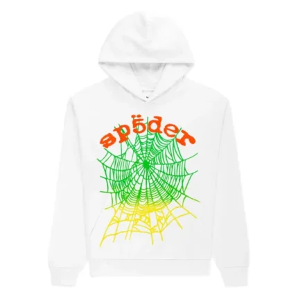 Sp5der Web Hoodie White