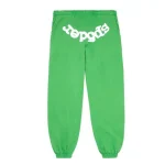 Sp5der Web Tracksuit Slime Green Pants