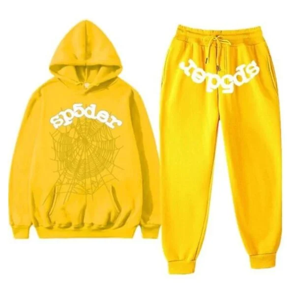 Sp5der Websuit Tracksuit Yellow Sp5der Websuit Tracksuit Yellow