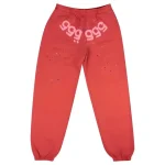 Sp5der Worldwide Red Angel Number 555 Tracksiut Red Pants