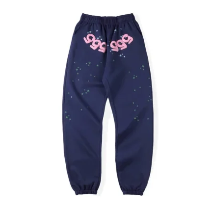 Sp5der Young Thug 555555 Tracksuit Blue Panta