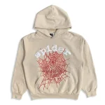 Spider worldwide Tracksuit Cream Hoodie