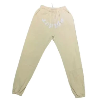Spider worldwide Tracksuit Cream Pants