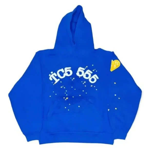 TC5 Sp5der Hoodie – Blue TC5 Sp5der Hoodie – Blue